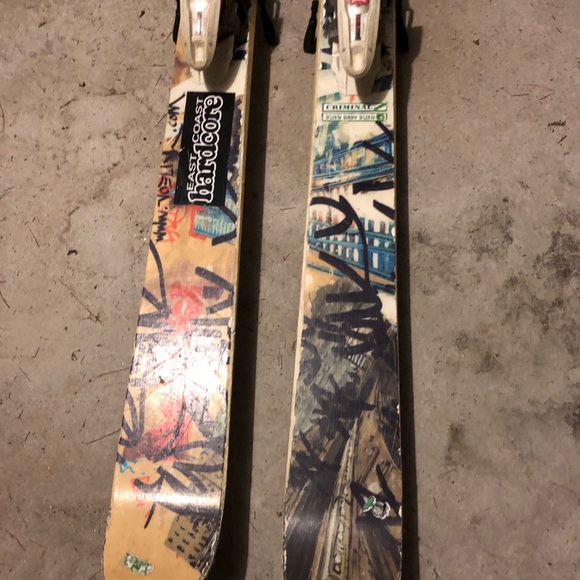 181 Vokl twin tip skis ALL MOUNTAIN + PARK SKI-setup with Marker Jester binding - Picture 3 of 5